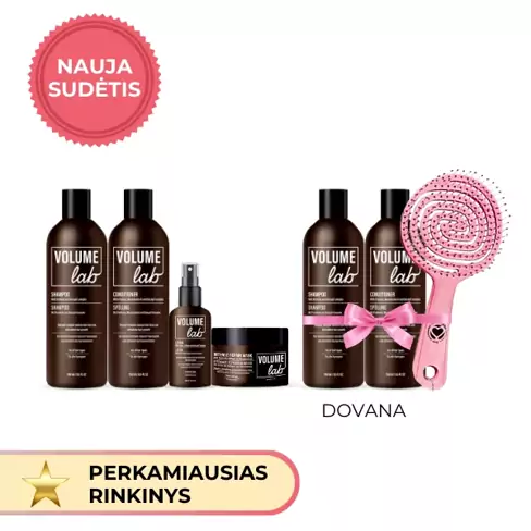 YPATINGAI INTENSYVUS IR KONCENTRUOTAS RINKINYS PLAUKAMS + DOVANA: PAPILDOMAS RINKINYS 